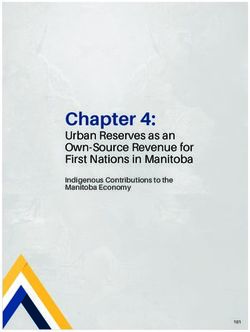 Chapter 4: Urban Reserves as an Own-Source Revenue for First Nations in Manitoba - I