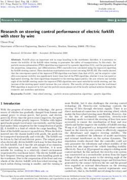 Research on steering control performance of electric forklift with steer by wire - International Journal of Metrology and ...