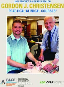 GORDON J. CHRISTENSEN - PRACTICAL CLINICAL COURSES