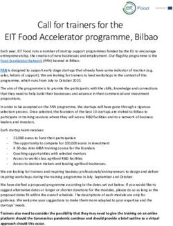 Call for trainers for the EIT Food Accelerator programme, Bilbao