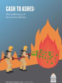 CASH TO ASHES: The inefficiency of fire service reforms - New Zealand Taxpayers' Union | February 2020 - cloudfront.net