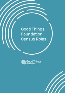 Good Things Foundation: Census Roles