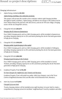 Round 10 project descriptions - EECA