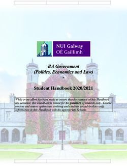 Student Handbook 2020/2021 - NUI Galway