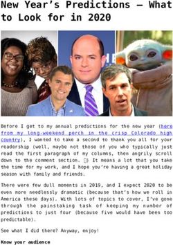 New Year's Predictions - What to Look for in 2020