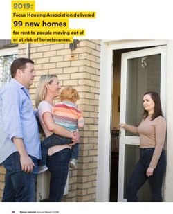 2019: Focus Housing Association delivered - Focus Ireland