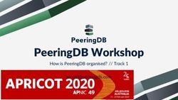 PEERINGDB WORKSHOP HOW IS PEERINGDB ORGANISED? // TRACK