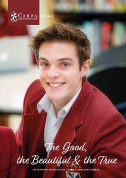 The Good, the Beautiful & the True - EDITION 3 WINTER 2019 - Cabra Dominican College