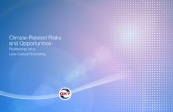 Climate-Related Risks and Opportunities: Positioning for a Low-Carbon Economy - Occidental ...