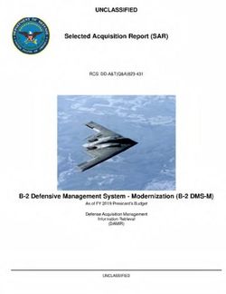 Selected Acquisition Report (SAR) - B-2 Defensive Management System - Modernization (B-2 DMS-M) - UNCLASSIFIED - Executive Services Directorate