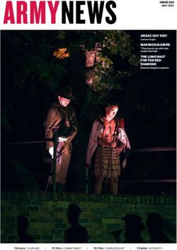 ANZAC DAY 2021 MAKING SOLDIERS - New Zealand Defence Force