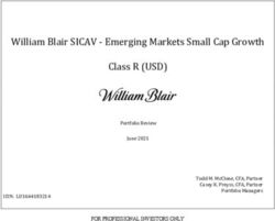 William Blair SICAV - Emerging Markets Small Cap Growth Class R (USD) - ISIN: LU1664183214 - William ...