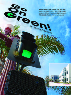 WHEN VISTA, CALIF.-BASED MCCAIN INC. LAUNCHED ITS CONTRACT MANUFACTURING DIVISION, IT HAD THE GREEN LIGHT TO MOVE FULL SPEED AHEAD INTO NEW MARKETS.