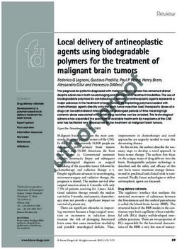 Local delivery of antineoplastic agents using biodegradable polymers for the treatment of malignant brain tumors