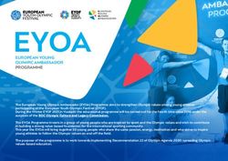 EYOA EUROPEAN YOUNG OLYMPIC AMBASSADOR PROGRAMME - The ...