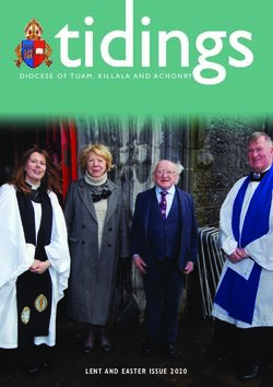 LENT AND EASTER ISSUE 2020 - DIOCESE OFTUAM,KILLALAANDACHONRY - Omey Group of Parishes