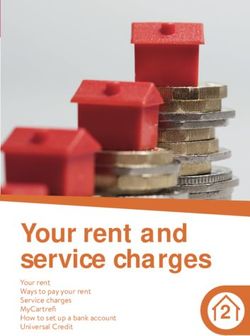 Your rent and service charges - Cartrefi Conwy