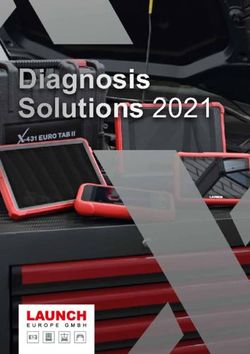 Diagnosis Solutions 2021 - LAUNCH Europe