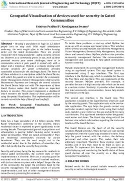 Geospatial Visualisation of devices used for security in Gated Communities - IRJET