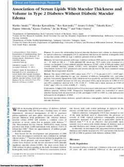 Association of Serum Lipids With Macular Thickness and Volume in Type 2 Diabetes Without Diabetic Macular Edema - Semantic Scholar