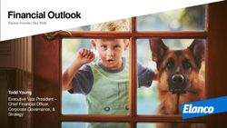 Financial Outlook - Todd Young Executive Vice President - Chief Financial Officer, Corporate Governance, & Strategy