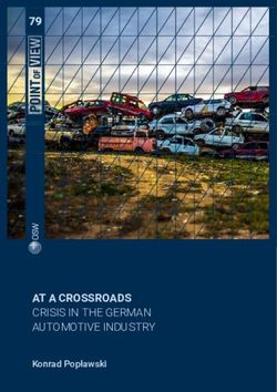 AT A CROSSROADS CRISIS IN THE GERMAN AUTOMOTIVE INDUSTRY 79 - Konrad Popławski