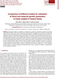 Comparison of different models for estimation of direct and maternal genetic parameters on body weights in Awassi sheep