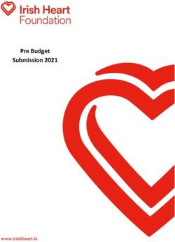 Pre Budget Submission 2021 - Irish Heart Foundation