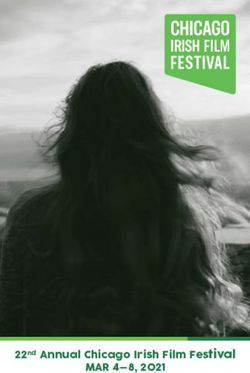 MAR 4-8, 2021 22nd Annual Chicago Irish Film Festival