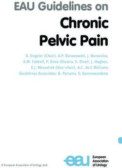 Chronic Pelvic Pain EAU Guidelines on - Uroweb