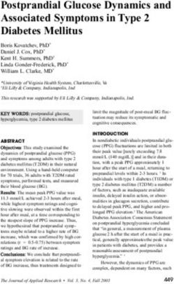 Postprandial Glucose Dynamics and Associated Symptoms in Type 2 Diabetes Mellitus
