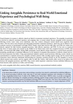 Linking Amygdala Persistence to Real-World Emotional Experience and Psychological Well-Being
