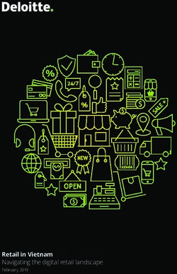 Retail in Vietnam Navigating the digital retail landscape February 2019 - Deloitte