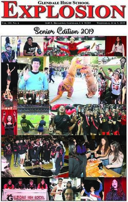 Explosion Senior Edition 2019 - Glendale High School - Glendale Unified School District
