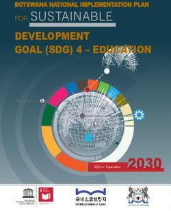 2030 DEVELOPMENT GOAL (SDG) 4 - EDUCATION FOR SUSTAINABLE - SDG-Education 2030