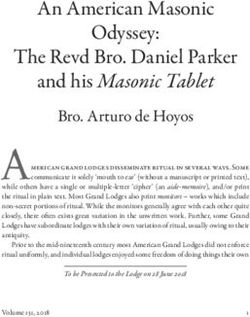 And his Masonic Tablet - An American Masonic Odyssey: The Revd Bro. Daniel Parker