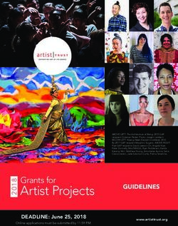 Artist Projects Grants for - Artist Trust