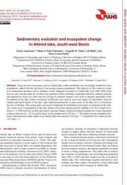 Sedimentary evolution and ecosystem change in Ahémé lake, south-west Benin - PIAHS