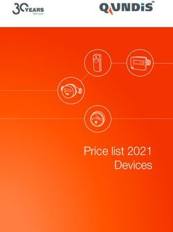 Price list 2021 Devices - QUNDIS