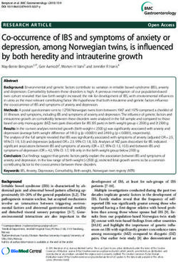 Co-occurrence of IBS and symptoms of anxiety or depression, among Norwegian twins, is influenced by both heredity and intrauterine growth