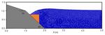 Numerical Investigation of Surge Waves Generated by Submarine Debris Flows