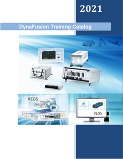 2021 DYNAFUSION TRAINING CATALOG