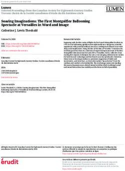 Soaring Imaginations: The First Montgolfier Ballooning Spectacle at Versailles in Word and Image - Erudit.org