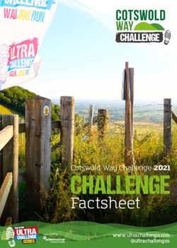 CHALLENGE Factsheet Cotswold Way Challenge 2021 - Ultra Challenges