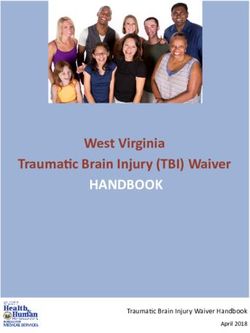 HANDBOOK West Virginia Trauma c Brain Injury (TBI) Waiver - Trauma c Brain Injury Waiver Handbook - West Virginia ...