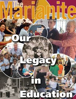 Our Legacy in - Marianites of Holy Cross