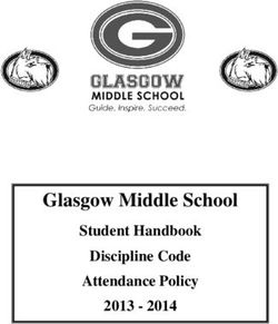 Glasgow Middle School - Student Handbook Discipline Code Attendance Policy 2013 2014
