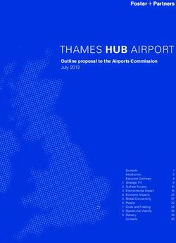 THAMES HUB AIRPORT Outline proposal to the Airports Commission July 2013 - Foster + Partners