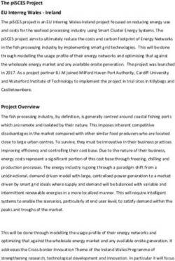 The piSCES Project EU Interreg Wales - Ireland - Ireland Project ...