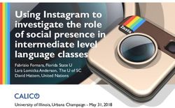 Using Instagram to investigate the role of social presence in intermediate level language classes - Fabrizio Fornara, Florida State U Lara Lomicka ...